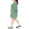 imageAmazon Essentials Womens Waisted Sweatshirt Dress Available in Plus SizeSage Green