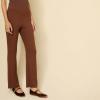 imageAmazon Essentials Womens Wide Rib Flared Ankle Pant Previously Daily RitualChocolate
