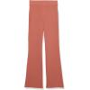 imageAmazon Essentials Womens Wide Rib Flared Ankle Pant Previously Daily RitualTerracotta