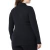 imageAmazon Essentials Womens Wide Rib Long Sleeve Buttonup Collared Cardigan Pants Sold SeparatelyBlack