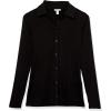 imageAmazon Essentials Womens Wide Rib Long Sleeve Buttonup Collared Cardigan Pants Sold SeparatelyBlack