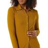imageAmazon Essentials Womens Wide Rib Long Sleeve Buttonup Collared Cardigan Pants Sold SeparatelyBrown