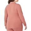 imageAmazon Essentials Womens Wide Rib Long Sleeve Buttonup Collared Cardigan Pants Sold SeparatelyTerracotta