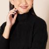 imageAmazon Essentials Womens Winter LongSleeve Sweater Soft Touch Funnel Neck Cable KnitBlack