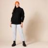 imageAmazon Essentials Womens Winter LongSleeve Sweater Soft Touch Funnel Neck Cable KnitBlack