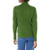 imageAmazon Essentials Womens Winter LongSleeve Sweater Soft Touch Funnel Neck Cable KnitGreen