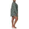 imageAmazon Essentials Womens Woven Flannel Notch Collar Nightgown Available in Plus SizeBlack Folkloric