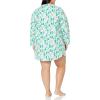 imageAmazon Essentials Womens Woven Flannel Notch Collar Nightgown Available in Plus SizeEcru Festive Tree