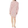 imageAmazon Essentials Womens Woven Flannel Notch Collar Nightgown Available in Plus SizeWhite Forest