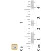 imageAmazon Essentials Yellow 10K Gold 025 cttw Round Princess and Baguette Diamonds Stud Earrings