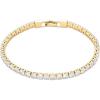 imageAmazon Essentials Cubic Zirconia Tennis Bracelet for Women 75Yellow Gold