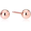 imageAmazon Essentials Plated Sterling Silver Polished Ball Stud Earrings  previously Amazon CollectionRose Gold