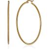 imageAmazon Essentials Stainless Steel Rounded Tube Hoop Earrings  previously Amazon CollectionYellow Gold