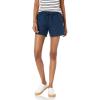 imageAmazon Essentials Womens 5quot Inseam Drawstring Linen Blend Shorts Available in Plus SizeDark Blue
