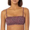 imageAmazon Essentials Womens Bandeau Swimsuit Top Available in Plus Size  Discontinued ColorsBrick Red Leopard