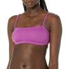 imageAmazon Essentials Womens Bandeau Swimsuit Top Available in Plus Size  Discontinued ColorsViolet