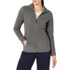 imageAmazon Essentials Womens ClassicFit FullZip Polar Soft Fleece Jacket Available in Plus SizeCharcoal Heather