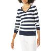 Navy White Rugby Stripe
