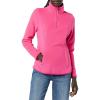 imageAmazon Essentials Womens ClassicFit LongSleeve QuarterZip Polar Fleece Pullover Jacket  Discontinued ColorsPink
