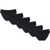 imageAmazon Essentials Womens Cotton Bikini Brief Underwear Available in Plus Size MultipacksBlack