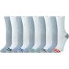 imageAmazon Essentials Womens Cotton Crew Socks Lightly Cushioned 10 PairsGrey Heather