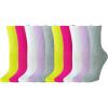 imageAmazon Essentials Womens Cotton Crew Socks Lightly Cushioned 10 PairsPinkGreyWhite
