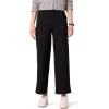 imageAmazon Essentials Womens Dressy Cropped Wide Leg PullOn PantsBlack