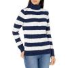 Navy White Rugby Stripe
