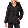 imageAmazon Essentials Womens Heavyweight Quilted Hooded Puffer Winter Jacket with Adjustable WaistBlack