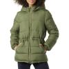 imageAmazon Essentials Womens Heavyweight Quilted Hooded Puffer Winter Jacket with Adjustable WaistOlive