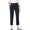 imageAmazon Essentials Womens HighRise RegularFit AnkleLength TaperedLeg Khaki PantNavy