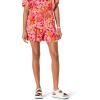 Bright Poppy Red Multi Folk Floral
