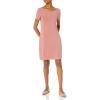 imageAmazon Essentials Womens Jersey RegularFit BalletBack tShirt Dress Previously Daily RitualDusty Rose
