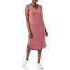 imageAmazon Essentials Womens Jersey RegularFit Sleeveless vNeck Midi Dress Previously Daily RitualDark Rose