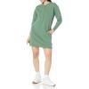 imageAmazon Essentials Womens Knit Henley Sweatshirt Dress Available in Plus SizeSage Green