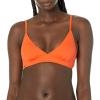 imageAmazon Essentials Womens LightSupport Classic Bikini Swimsuit TopOrange