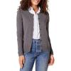 imageAmazon Essentials Womens Lightweight Crewneck Cardigan Sweater Available in Plus SizeCharcoal Heather