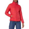 imageAmazon Essentials Womens Lightweight LongSleeve WaterResistant Packable Puffer Jacket Available in Plus SizeBright Poppy Red