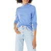 imageAmazon Essentials Womens Lightweight Mockneck Sweater Available in Plus SizeBlue