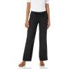 imageAmazon Essentials Womens Linen Blend Drawstring Relaxed Fit Wide Leg Pant Available in Plus SizeBlack