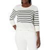 Black White Placed Stripe