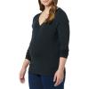 imageAmazon Essentials Womens Maternity Nursing SlimFit Henley ShirtBlack
