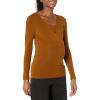 imageAmazon Essentials Womens Maternity Nursing VNeck TopDark Chestnut Brown