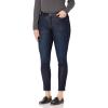 imageAmazon Essentials Womens Mid Rise Curvy Skinny JeansDark Wash