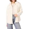 imageAmazon Essentials Womens Oversized Teddy Sherpa Shirt Jacket Previously GoodthreadsCream