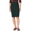 imageAmazon Essentials Womens Ponte PullOn Above The Knee Fitted Pencil SkirtDark Green