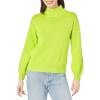 imageAmazon Essentials Womens PullOver Cotton Sweaters FunnelNeck Available in Plus SizeLime Green