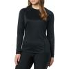 imageAmazon Essentials Womens Rash Guard Long SleeveWashed Black