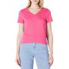 imageAmazon Essentials Womens Regular Fit 100 Cotton VNeck Short Sleeve TShirt MultipacksHot Pink