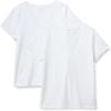 imageAmazon Essentials Womens Regular Fit 100 Cotton VNeck Short Sleeve TShirt MultipacksWhite